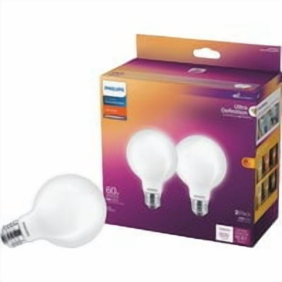 Philips 2pk 60w G25 Wg Led Bulb 565000