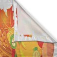 thumbnail image 3 of Harvest Kitchen Curtains, Vivid Group of Vegetables Plump Pumpkins Wheat Fall Leaves, Two Panels Drapes with Rod Pocket Room Decor, 55" X 45", Earth Yellow Green Red, by Ambesonne, 3 of 3