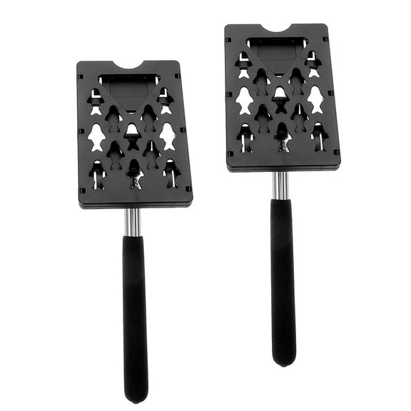 Parking Helper Stick Firm Plastic Material Black Color For Home Use 2pcs 6.3 Inches