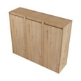 thumbnail image 3 of Bathroom Wall Cabinet, 12" Size, 3 Soft Close Doors, Mounted For Efficient Storage Side Construction, 3 of 7