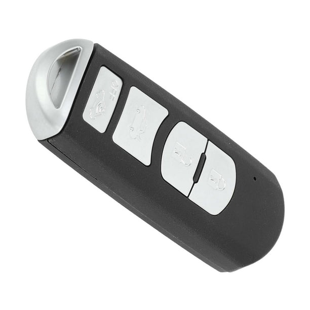 Carcasa de llave remota de entrada sin llave de 4 botones Unique Bargains para Mazda 3 2009-2012
