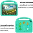 thumbnail image 5 of Dteck Crossbody Strap Kids Case for iPad 9th 8th 7th Generation,Cute EVA Hand Grip Case Shockproof Kickstand Cover with Shoulder Strap for iPad 10.2 inch 2021/2020/2019,Green, 5 of 6