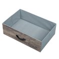 thumbnail image 4 of Commode à Tiroirs 4 Tiroirs avec Tiroirs Pliables en Tissu, Gris et Noir, 4 of 9