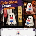 thumbnail image 6 of Summerween Ghost Figure Decor, Resin 2 Inch Beach Pool Party Decoration Cute Kawaii Spooky Summer Halloween Hawaii Gift Decor Funny Ghost Statue Tabletop Indoor Outdoor Home, C, 6 of 11