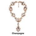thumbnail image 3 of Minnieouse Collar de aleación de cristal para mujer, collares llamativos a la moda con colgante, adorno de joyería brillante para fiesta de Bar Ropa, zapatos y accesorios Miscelánea champán Minnieouse AP014884-05, 3 of 6
