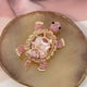 thumbnail image 1 of Wmhnj Broche de tortuga con diamantes de imitacin, alfiler de aleacin para mujer, ideal para bodas y fiestas., 1 of 9