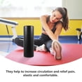 thumbnail image 3 of OULII Smooth Surface Black Yoga Massage Roller for Deep Tissue Exercise and Back Muscle Stimulation, 3 of 5