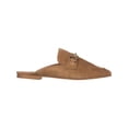 thumbnail image 4 of STEVEN by Steve Madden Womens Razzi Leather Closed Toe Mules, 4 of 5