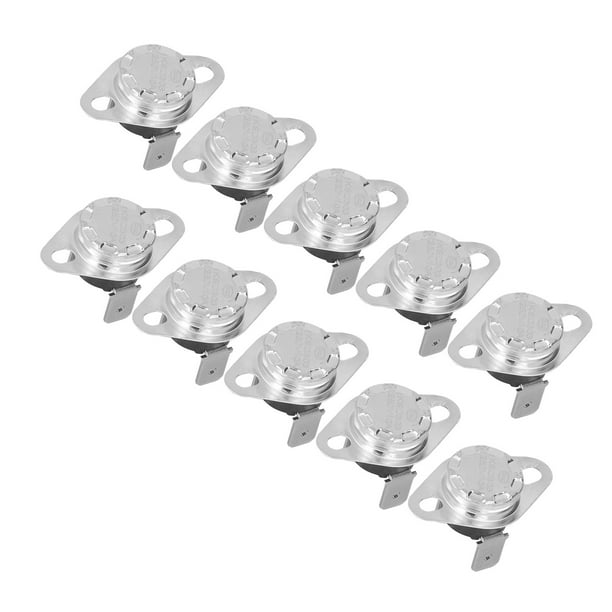Manual Reset Thermostat Thermal Switch,10Pcs Thermostat Thermal Switch