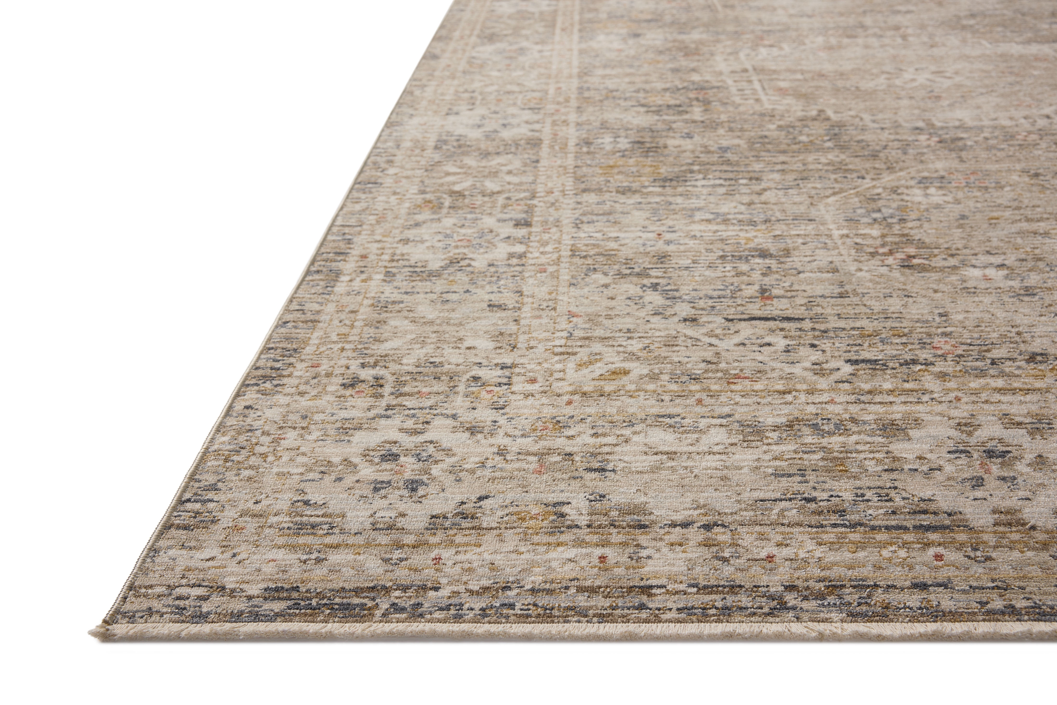 Chris Loves Julia x Loloi Ida Taupe / Multi 2'-7" x 10'-0" Runner Rug