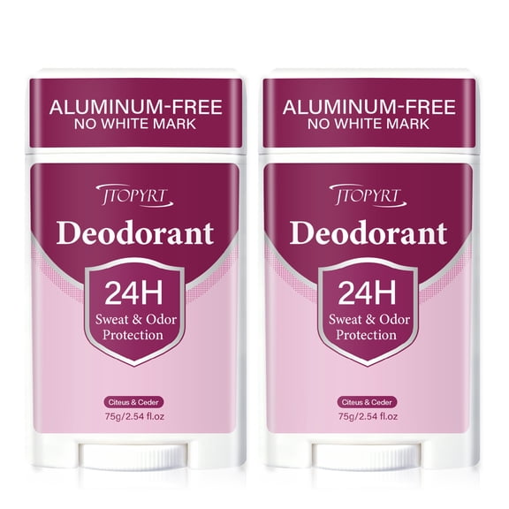 Jtopyrt Deodorant for Women Aluminum-Free White Tea Scent No White Marks 24-Hour Odor & Sweat Protection Long Lasting Natural Fragrance Vegan & Cruelty Free
