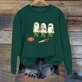 thumbnail image 2 of Chandail à Capuche pour Femmes Imprimé Lettre Col Rond Haut Doux Confortable Décontracté Manches Longues pour Automne Hiver Mode, 2 of 3