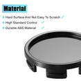 thumbnail image 6 of Unique Bargains 4 Pcs 58mm Dia 6 Clips Automotive Wheel Center Tyre Hub Caps Cover for Car,Black, 6 of 7