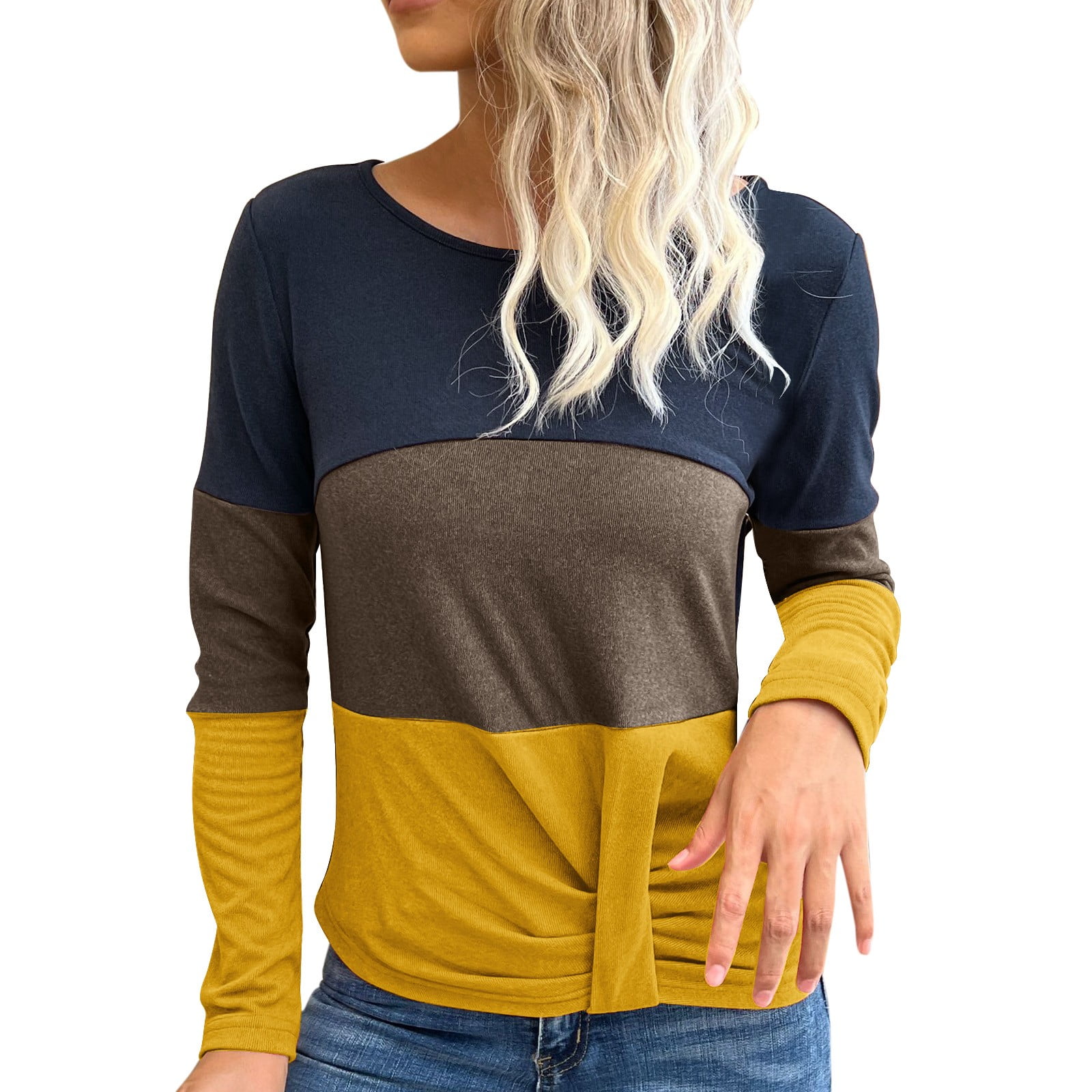 planter Legend wireless Womens Long Sleeve Top Color Block T Shirt Casual Tunic Crew Neck Shirt  Woman T Shirt Casual Tech Shirt Women Workout Shirts Womens Tee Tops Women  Dry Fit Athletic Dry Fit Shirts
