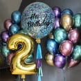thumbnail image 4 of Globo Metálico Sincero 50 Piezas en 6 Colores para Decoración Cumpleaños, 4 of 7