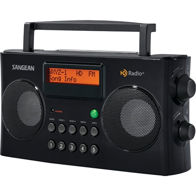 Radio portátil Sangean HDR-16 HD Radio/FM-Stereo/AM Black