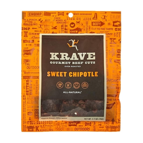 Krave Gourmet Beef Cuts Sweet Chipotle 2.7 oz