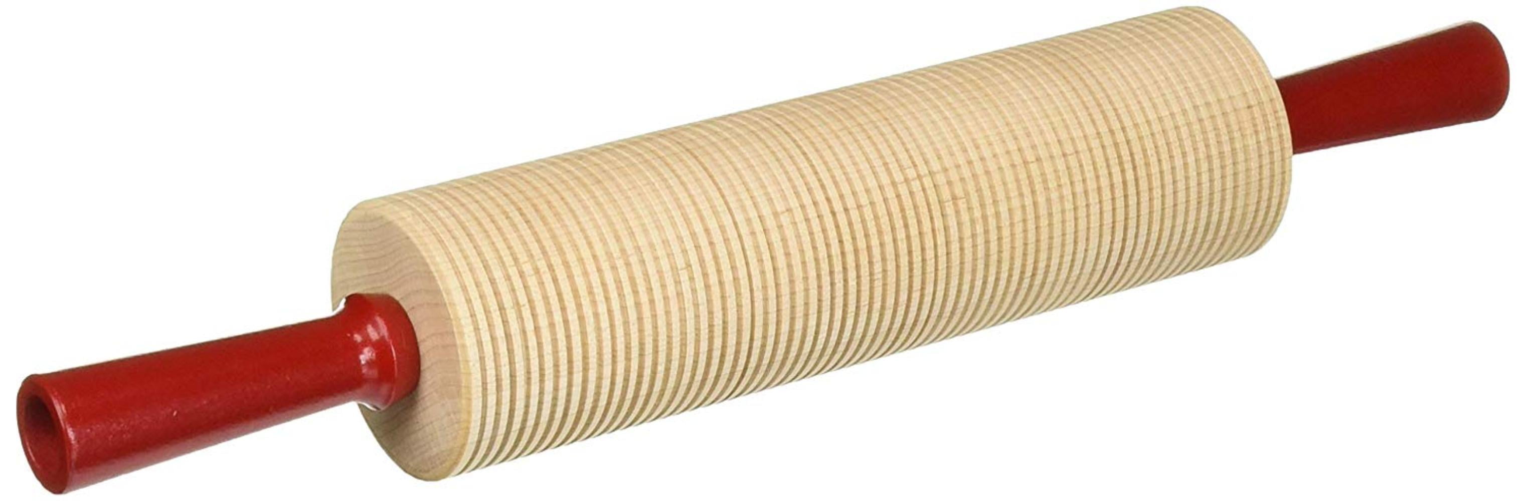420 Wood Rolling Pin Corrugated Bulk, Made of hard maple By Bethany