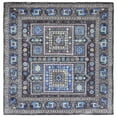 thumbnail image 6 of SAFAVIEH Classic Vintage Brooklyn Medallion Area Rug, Sage/Blue, 6' x 6' Square, 6 of 10