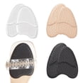 thumbnail image 4 of Shoe Inserts For Women Heel Pads For Shoes Clear Heels Silicone Gel Forefoot Cushions Non Slip Toe Pads Shoe Fillers For Too Big Shoes High Heels Comfort Insoles Reusable Pressure Relief Pads, 4 of 9