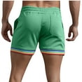 thumbnail image 3 of Teissuly Summer Shorts Discount Men's Casual Solid Color Casual Drawstring Pockets Elastic Sports Shorts, 3 of 3