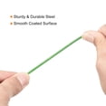 thumbnail image 3 of Unique Bargains Security Cable 2.5mm x 2m/6.5ft Coated Luggage Lock Wire Rope with Double Loop, Clear Green, 3 Pack, 3 of 5