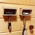 thumbnail image 2 of JIEMUCES Wall Mount Key Holder Car Garage with Opening Door Easy Installation 3D Key Holder Storage Rack for Entryway, 2 of 8