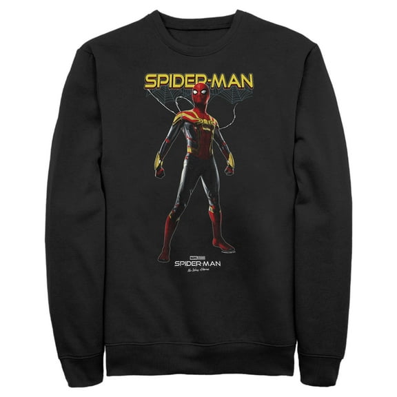 Men's Marvel Spider-Man: No Way Home Web Hero  Sweatshirt Black X Large
