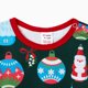 thumbnail image 4 of Conjunto de pijamas navideños a juego para toda la familia con estampado de luces navideñas, cordón y bolsillos (resistente al fuego), 4 of 5