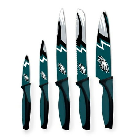 The Sports Vault Nfl 5 Piece Kitchen Knife Set Philadelphia