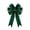 Green, variant on huayou Green Velvet Bow With Gold Edge, Wide Multi Loop Ornament, 14x12 inch, for Front Door Christmas Wreath Gift Package Farmhouse Home Decoration