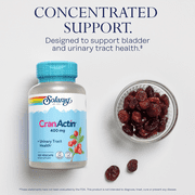 Solaray Cranactin Cranberry AF Extract Capsules, 400 mg, 120 Count