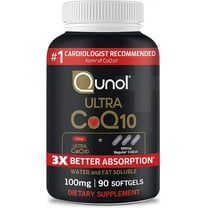 Qunol Ultra CoQ10, 100 mg, Antioxidant for Heart Health & Energy Production. 90 Softgels