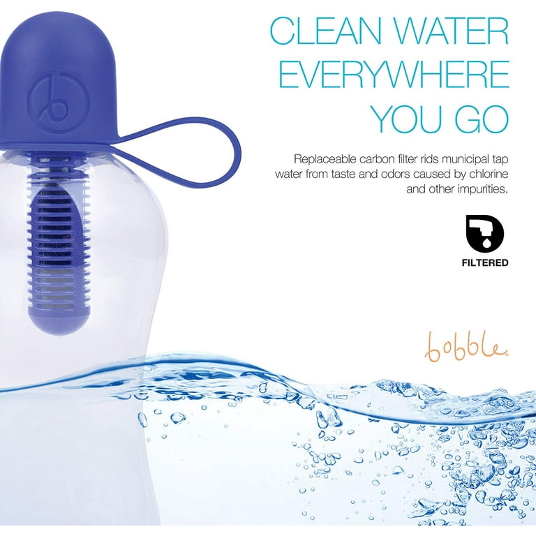 Bobble Classic Water Bottle, Filtered Water, BPA-Free Reusable Bottle, Soft  Touch Carry Cap with Rep…See more Bobble Classic Water Bottle, Filtered