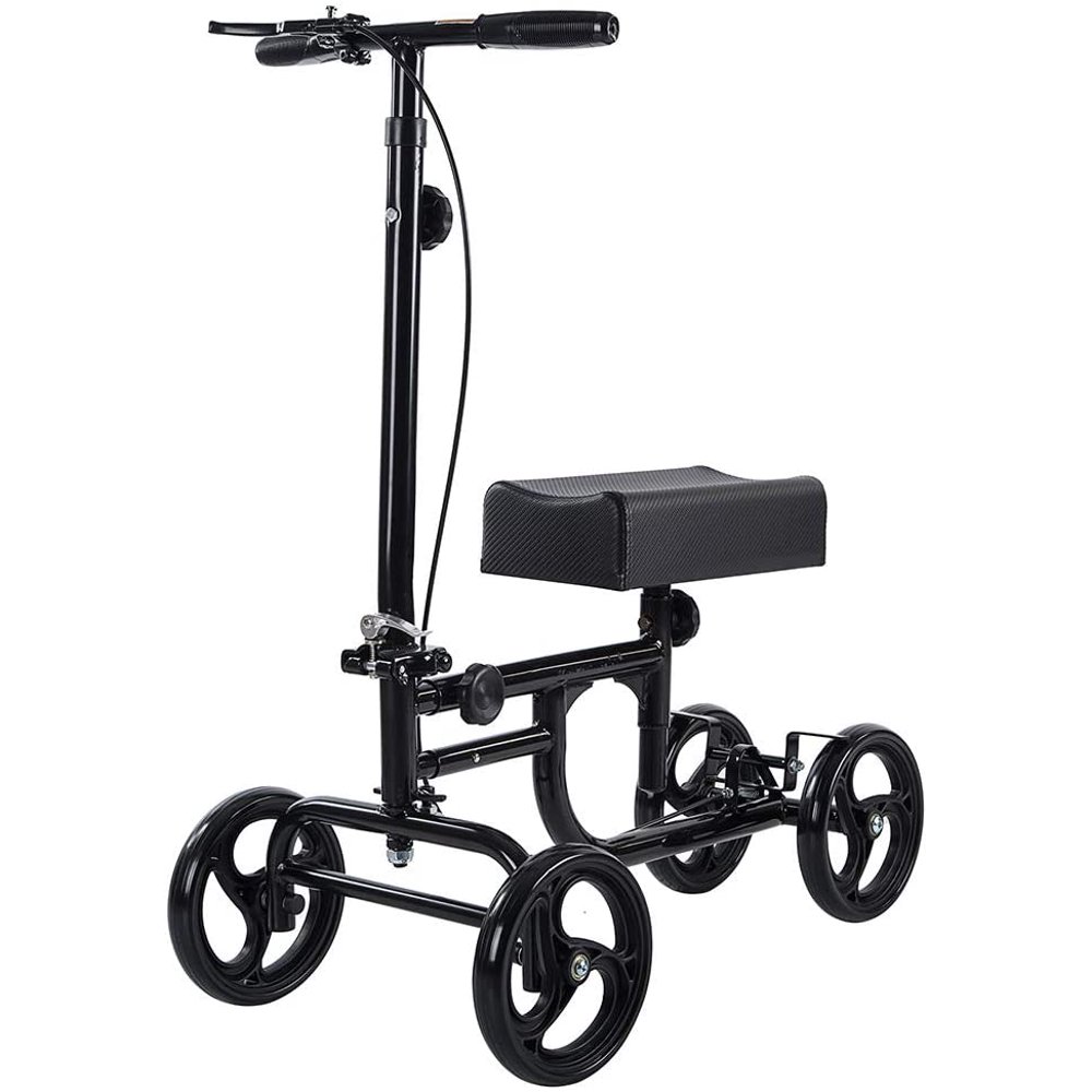 ELENKER Economy Knee Walker Steerable Medical Scooter Crutch