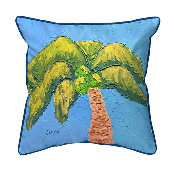 Betsy Drake HJ1369 18 x 18 in. Drakes Palm Tree Indoor & Outdoor Pillow - Large