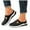 Black, variant on Orthopedic Mules Sandals for Women 2025 Comfortable Platform Wedges Backless Sneakers Walking Shoes