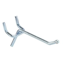 SSWBasics 2 inch Chrome Peg Hooks for 1/4 inch Pegboard - Durable Pegs for Pegboard - Versatile Peg Hooks for Convenient Storage Pack of 200