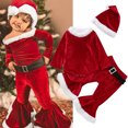 thumbnail image 2 of RIJOPUTY Baby Boy Christmas Outfit 18-24 Months Baby 1st Christmas 4t Girls Christmas Infant Girl Clothes 3-6 Months Little Brother Outfit Boys, Red 12-18 Months, 2 of 9