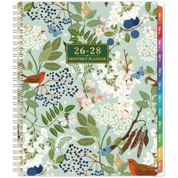 2026-2028 Monthly Planner/Calendar - 3 Year Monthly Planner 2026-2028, January 2026 - December 2028, 9" x 11", 3 Year Calendar 2026-2027-2028 with Colorful Tabs, Notes Pages, Inner Pocket