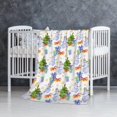 thumbnail image 2 of Christmas Snowman Baby Blanket Gifts Super Soft Swaddle Newborn Cozy Baby Receiving Blanket Stroller Throw Blanket 40x30 in for Puppy, 2 of 4