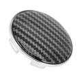 thumbnail image 1 of Unique Bargains Wheel Center Caps 68mm Silver Tone 1Pcs with Black Carbon Fiber Pattern Sticker, 1 of 6