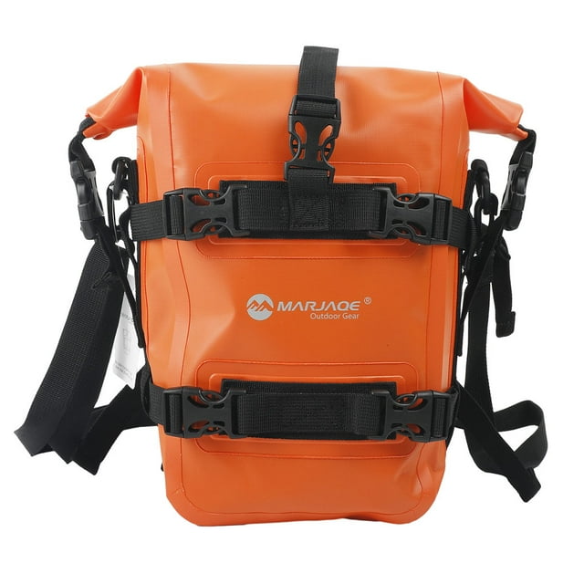 fastboy Sac de Moto Sécurisé et Spacieux avec Mécanisme de Libération Rapide Facile de Stockage Sac Latéral à Libération Rapide Résistant à l'Usure orange 8L