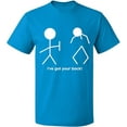 thumbnail image 2 of OXI T-Shirt - I've Got Your Back, Basic Casual T-Shirt for Men's and Women Fleece T-Shirt Short Sleeve - Sapphire Large, 2 of 3