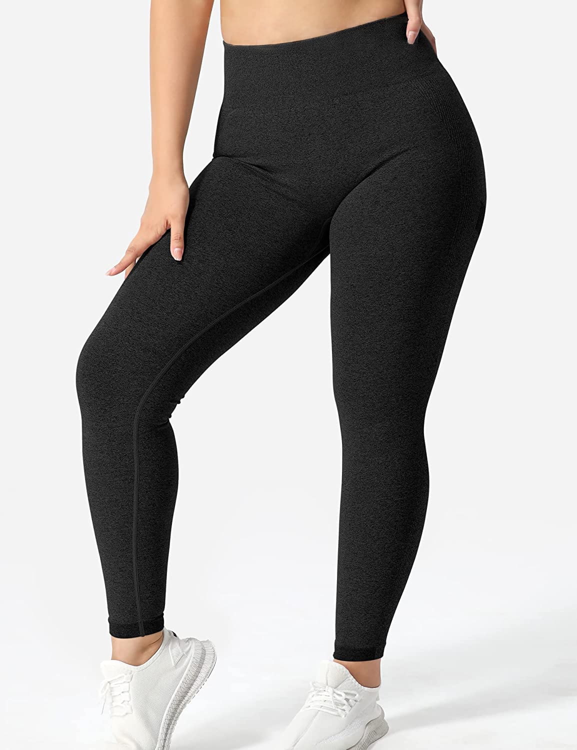 Zone pro leggings 3x plus black athletic pants gym stretchy stripe high  waist