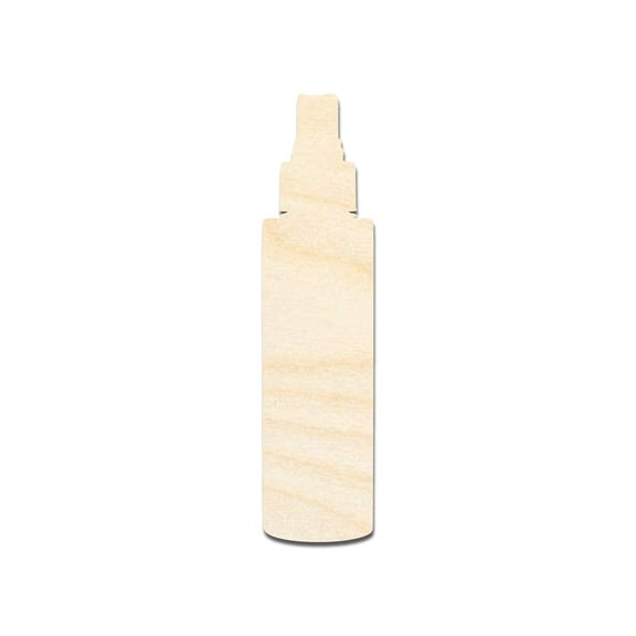 Unfinished Wood Facial Spray Shape 3" / 1/2"