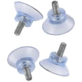 thumbnail image 1 of M6 * Screw Length 14 * Base Width 35 Pvc Transparent Suction Cup Glass Coffee Table Adjustable Feet Furniture Adjustable Footrest Suction Cups (16 Pie, 1 of 4