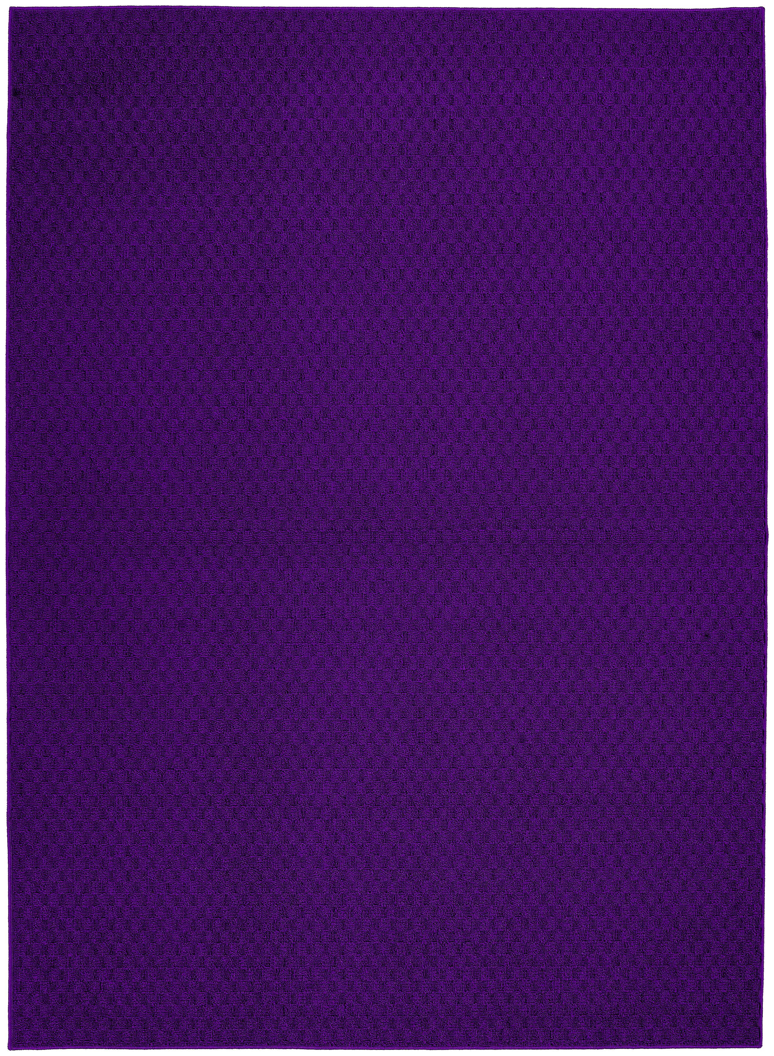Garland Rug Town Square Solid Purple 6'x9' Indoor Area Rug Walmart