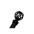 thumbnail image 2 of Linen Avenue Cage Single Window Curtain Rod Set, 48 to 86-inch, Matte Black, 2 of 5