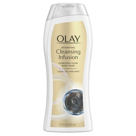 Olay Cleansing Infusion Body Wash, Charcoal + Mint